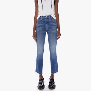 MOTHER DENIM - The Hustler Flood Fray - Beer Me